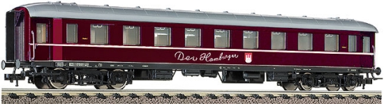Passenger lounge car &quot;Der Hamburger&quot;<br /><a href='images/pictures/Fleischmann/563202.jpg' target='_blank'>Full size image</a>